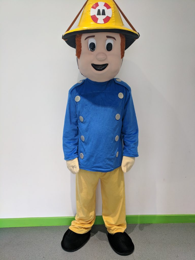 Fireman Sam - Event Mascots Costume Hire