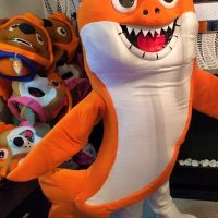 Baby Shark Orange - Event Mascots Costume Hire